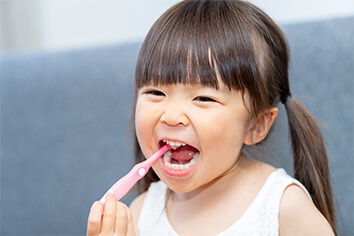 ブラッシング指導